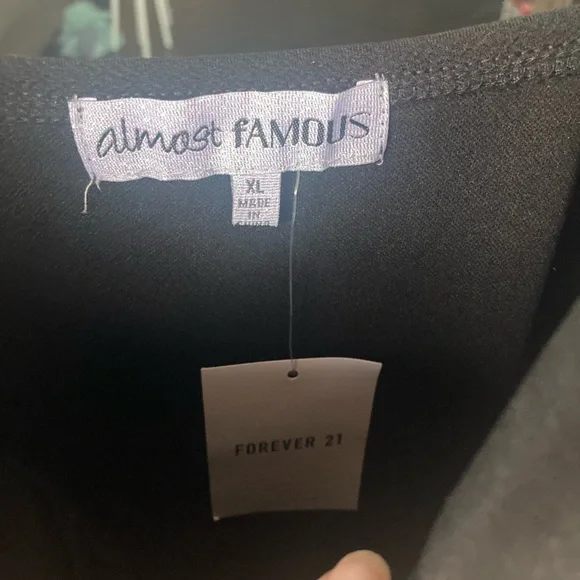 Forever 21 Black Lace Top Jumpsuit - Picture 3 of 6